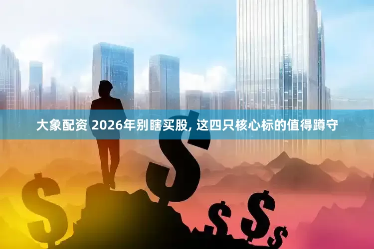 大象配资 2026年别瞎买股, 这四只核心标的值得蹲守